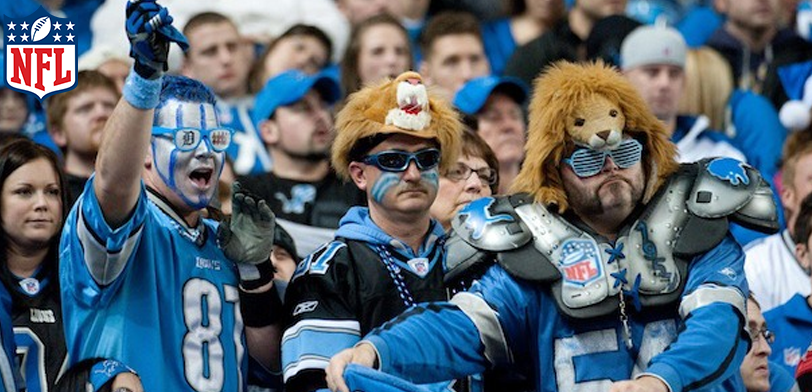 Fans des Lions NFL
