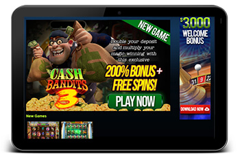 Promotions de Jeux à VegasOnlineCasino.eu -Tablette