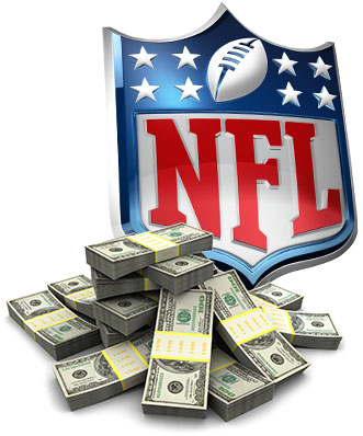Logo de la NFL par Pile d'argent