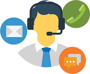 Service Client-Email, Chat et Téléphone