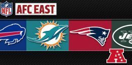 NFL AFC Bills de l'Est Dolphins Patriots Jets